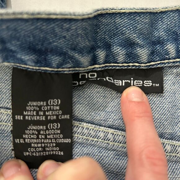 VTG Y2K, No Boundaries, Bootcut Floral Embroidery Low Rise Jeans, JR 13, Flare - Picture 5 of 5